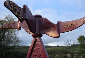 Artistic signpost